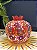 Romã Decorativa - Cerâmica - Pintado à mão - Turquia - Vermelho - 11CM - Imagem 1
