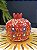 Romã Decorativa - Cerâmica - Pintado à mão - Turquia - Vermelho - 9,5CM - Imagem 1