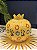 Romã Decorativa - Cerâmica - Pintado à mão - Turquia - Amarelo - 11CM - Imagem 1