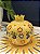 Romã Decorativa - Cerâmica - Pintado à mão - Turquia - Amarelo - 9,5CM - Imagem 1