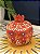 Romã Decorativa - Cerâmica - Pintado à mão - Turquia - Laranja - 9,5CM - Imagem 1