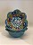 Bowl - Cerâmica - Turquia - Pintura Alto Relevo - Tamanho Pequeno - Turquesa e Colorido - Imagem 1