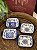 Kit 4 Petisqueiras Turcas - Tigela - Cerâmica - Pintado à mão - Azul, Branco e Colorido - Imagem 1