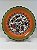 Prato de Parede Pequeno - Turquia - Decorativo - Cerâmica - Alto Relevo - Verde, Laranja e Colorido - Imagem 1
