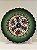 Prato de Parede Pequeno - Turquia - Decorativo - Cerâmica - Alto Relevo - Verde e Colorido - Imagem 1