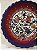 Prato de Parede Pequeno - Turquia - Decorativo - Cerâmica - Alto Relevo - Roxo, Vermelho e Colorido - Imagem 2