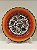 Prato de Parede Pequeno - Turquia - Decorativo - Cerâmica - Alto Relevo - Laranja e Colorido - Imagem 1