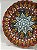 Prato de Parede Pequeno - Turquia - Decorativo - Cerâmica - Alto Relevo - Vermelho, Turquesa e Colorido - Imagem 2