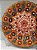 Prato de Parede Pequeno - Turquia - Decorativo - Cerâmica - Alto Relevo - Laranja e Colorido - Imagem 2