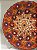 Prato de Parede Pequeno - Turquia - Decorativo - Cerâmica - Alto Relevo - Laranja e Colorido - Imagem 2