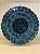 Prato de Parede Grande - Turquia - Decorativo - Cerâmica - Alto Relevo - Azul - Imagem 1