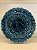 Prato de Parede Grande - Turquia - Decorativo - Cerâmica - Alto Relevo - Azul - Imagem 1