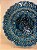 Prato de Parede Grande - Turquia - Decorativo - Cerâmica - Alto Relevo - Azul - Imagem 2