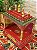 Escultura Altar Indiano - Decorativo - Com Gaveta - Pintado à mão - Vermelho e Colorido - Imagem 3