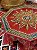 Mesa Madeira - Pintado à Mão - Vermelho e Colorido - 40CM - Imagem 3