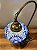 Luminária Turca Pendente - Grande - Mosaico - Azul - Imagem 3
