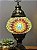 Luminária Turca Reto - Médio - Mosaico - Amarelo e Colorido - Imagem 2