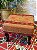 Banqueta Jacquard Turquia - Vermelho e Terracota - Imagem 1