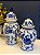 Potiche - Ceramica - Azul e Branco - 30cm - Imagem 3