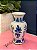 Vaso Decorativo - Azul e Branco - Ceramica 13CM - Imagem 1