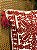 Almofada - Bordada - Fendi - Detalhes Vermelho Queimado - Imagem 3