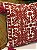 Almofada - Bordada - Fendi - Detalhes Vermelho Queimado - Imagem 2