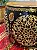 Mesa - Metal Martelado - Seat Garden - Preto e Dourado - Imagem 3