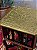 Mesa de Apoio - Madeira - Aplique em Metal - Marrom e Dourado - Imagem 3