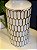 Vaso - Ceramica - Branco e Dourado - 39CM - Imagem 3