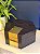 Caixa Decorativa - Madeira - Porta Joias - Preto e Dourado - 26X30 - Imagem 1