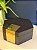 Caixa Decorativa - Madeira - Porta Joias - Preto e Dourado - 22X25 - Imagem 1