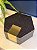 Caixa Decorativa - Madeira - Porta Joias - Preto e Dourado - 22X25 - Imagem 2