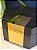Caixa Decorativa - Madeira - Porta Joias - Preto e Dourado - 22X25 - Imagem 3
