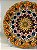 Prato de Parede Grande - Turquia - Decorativo - Cerâmica - Amarelo e Colorido - Imagem 2