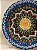 Prato de Parede Grande - Turquia - Decorativo - Cerâmica - Azul, Preto e Colorido - Imagem 2
