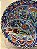 Saladeira - Cerâmica - Turquia - Pintura Relevo - Tamanho Pequeno - Azul e Colorido - Imagem 2