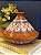 Panela Tagine Marroquina G - Cuscuzeira - Ceramica - Vermelho - Imagem 1