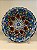 Prato de Parede Medio - Turquia - Decorativo - Cerâmica - Alto Relevo - Azul, Laranja e Colorido - Imagem 1