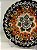 Prato de Parede Medio - Turquia - Decorativo - Cerâmica - Alto Relevo - Preto, Laranja e Colorido - Imagem 2