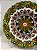 Prato de Parede Medio - Turquia - Decorativo - Cerâmica - Alto Relevo - Verde, Preto e Colorido - Imagem 2