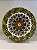 Prato de Parede Medio - Turquia - Decorativo - Cerâmica - Alto Relevo - Verde, Preto e Colorido - Imagem 1