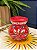 Porta Vela - Cerâmica - Vermelho - 10CM - Imagem 1