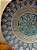Centro de Mesa em Vitral - Azul - Turquesa - Prata - Grande - Imagem 2