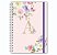 Agenda Permanente: Alfabeto Floral Roxo - Imagem 1