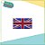 Patch bandeira do Grã-Bretanha - Termocolante (10 peças) - Imagem 1
