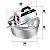 Misturador Elétrico 10 Litros 50/60 Hz Bivolt - Panela Automática - Imagem 6