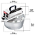 Misturador eletrico 4 litros Bivolt (panela automatica) 50/60 HZ - Imagem 5