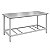 SARO Mesa de Bancada Inox com Prateleira – 100, 120, 150 e 190 cm - Imagem 5