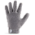 Luva malha de aço 5 dedos punho curto - Imagem 1