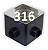 Caixa de Passagem Brustec - C/ Regulagem - Tampa Inox 10x12 - AÇO 316 - Imagem 1